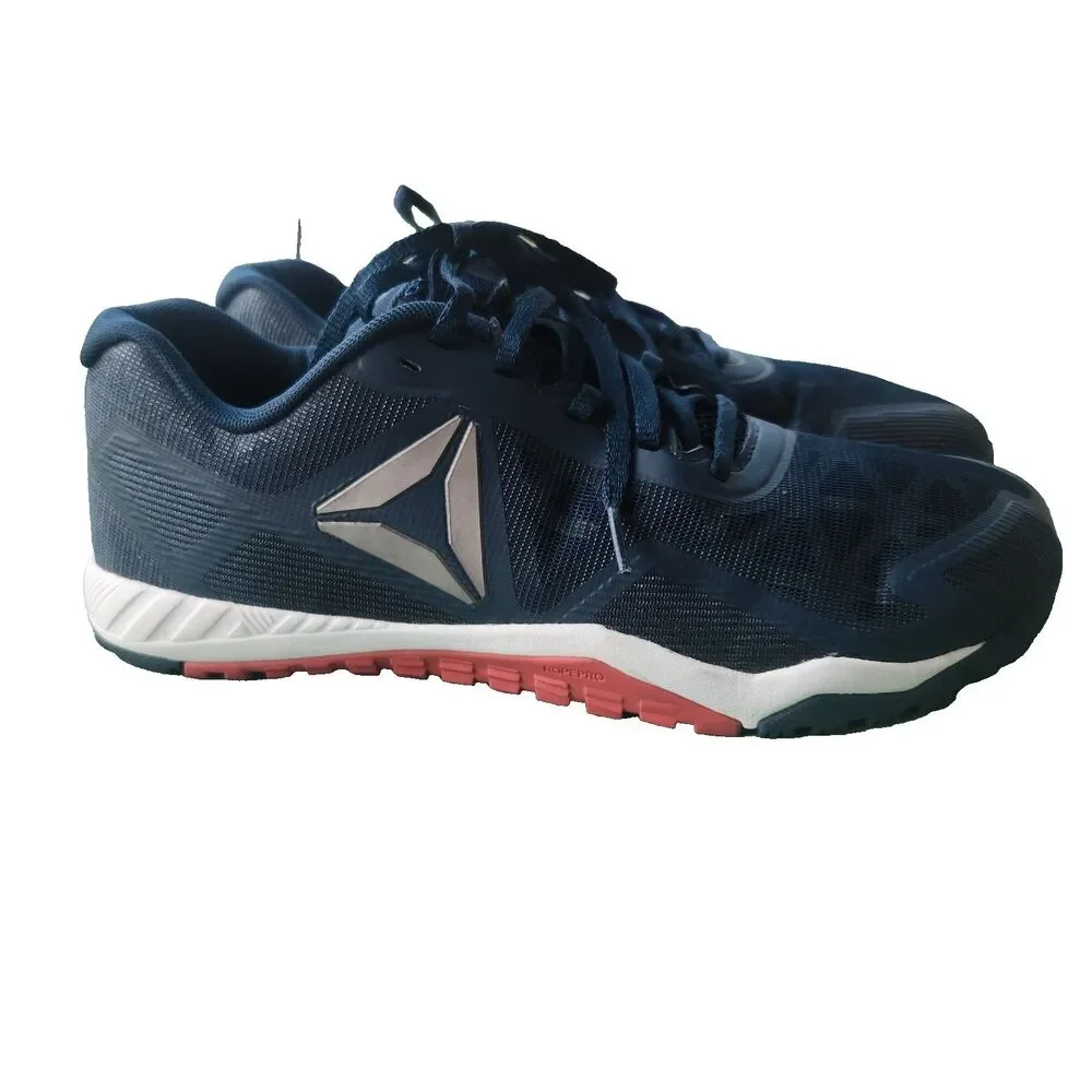 Reebok Workout 2.0 Shoes Mens Size 10.5 Blue Running Athletic Sneakers
